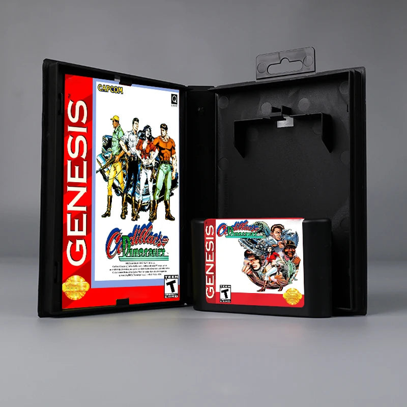 For Cadillacs and Dinosaurs 16Bit Retro Game Cartridge for Sega Genesis Megadrive Video Game Consoles