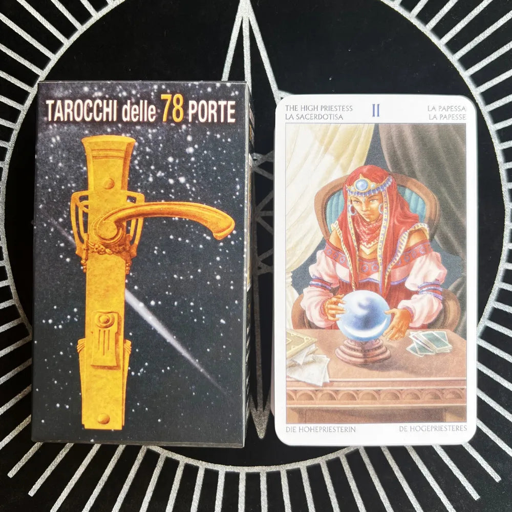 Tarot of the Tarocchi Delle 78 Doors Tarot Cards Board Games English Version Tarot Deck