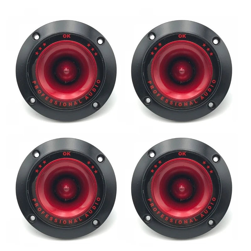 2/4Pcs Piezoelectric Tweeter 3" Audio Speaker Treble Ceramic Piezo Loudspeaker PA/DJ Tweeters Home Subwoofer Stage Sound