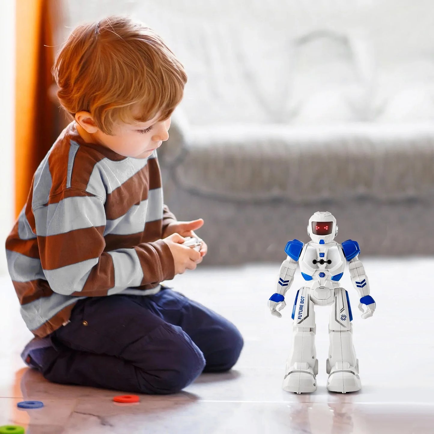 RC Robot Toy for Kids Talking Dancing Gesture Remote Control Programmable