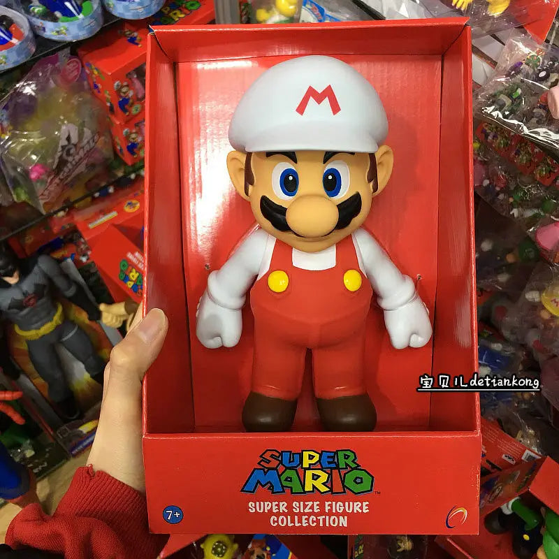 New Anime Large Size Bowser Figures PVC Bros Hat Can Take off Toy Model for Kids