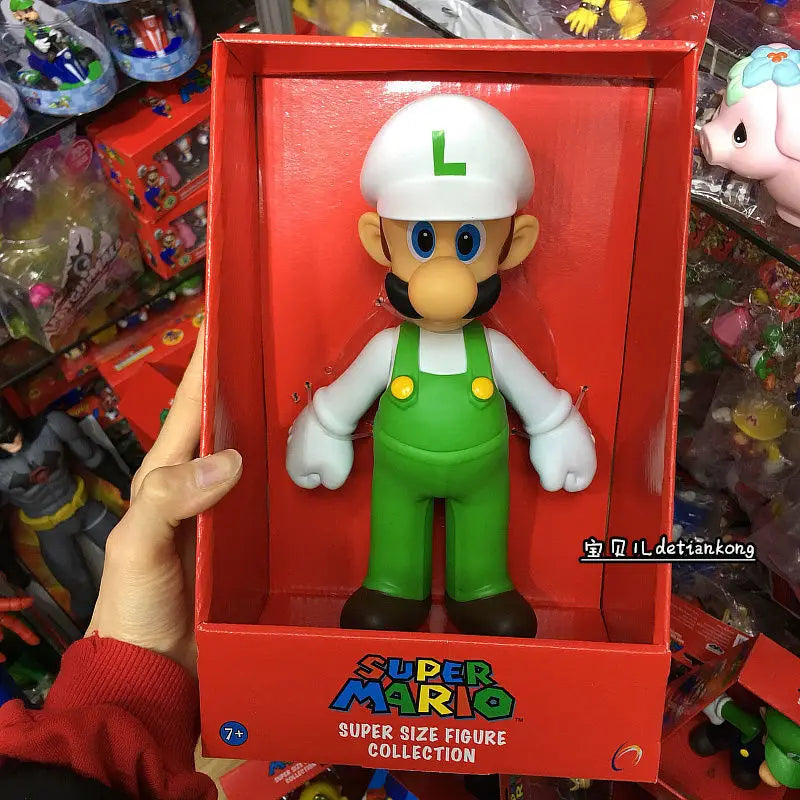 New Anime Large Size Bowser Figures PVC Bros Hat Can Take off Toy Model for Kids