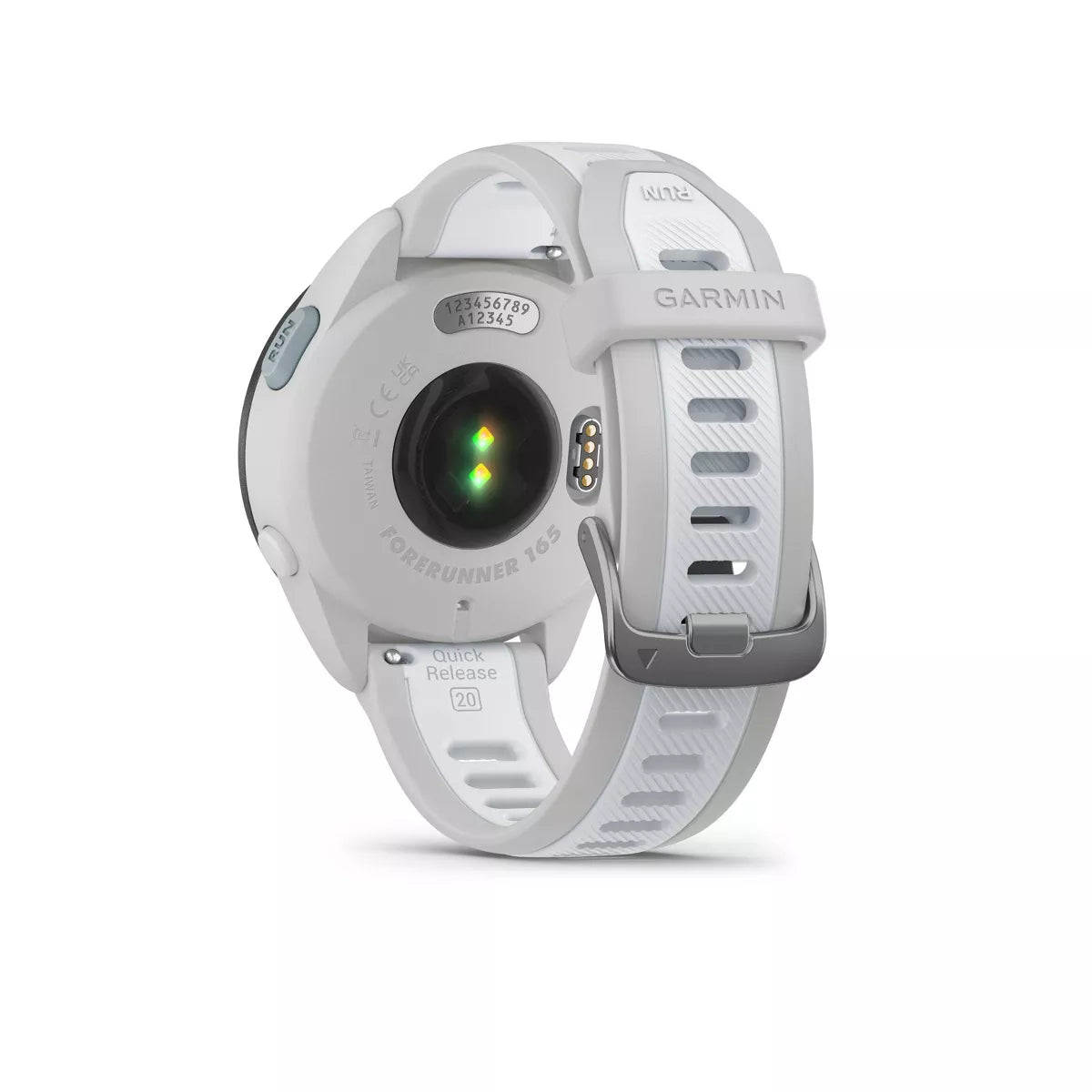 Garmin Forerunner 165 Smartwatch in Mist Gray and Whitestone