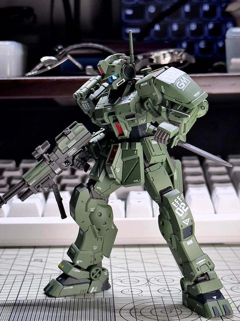 1/144 XFS HG RGM-79S GM Spartan Assembly Model Kit Collection Decorate Model Action Figures Fiugrine Plastic Hobby Doll Toy Gift