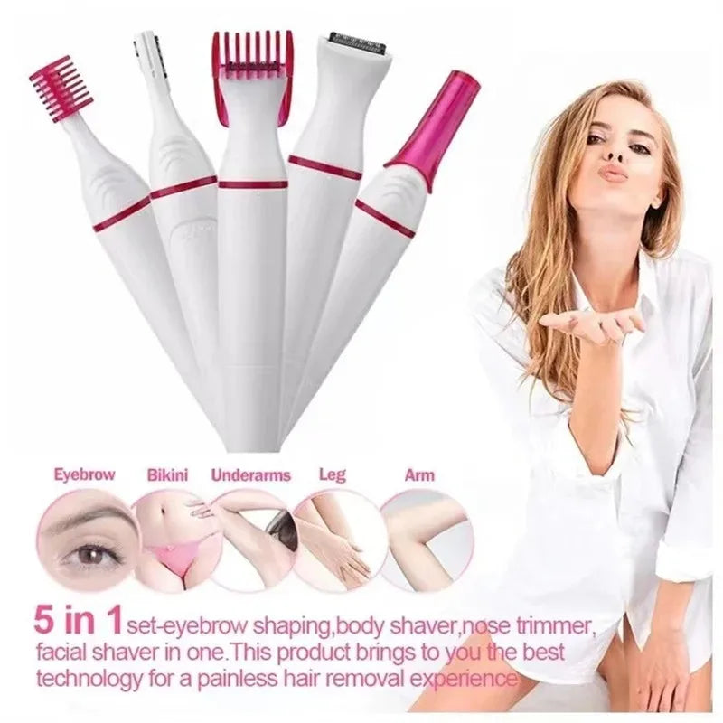 Women'S Electric Razor - Electric Lady Shaver, Ladies Epilator Razor, Foil Shaver with Stainless Steel Blade, Charging,