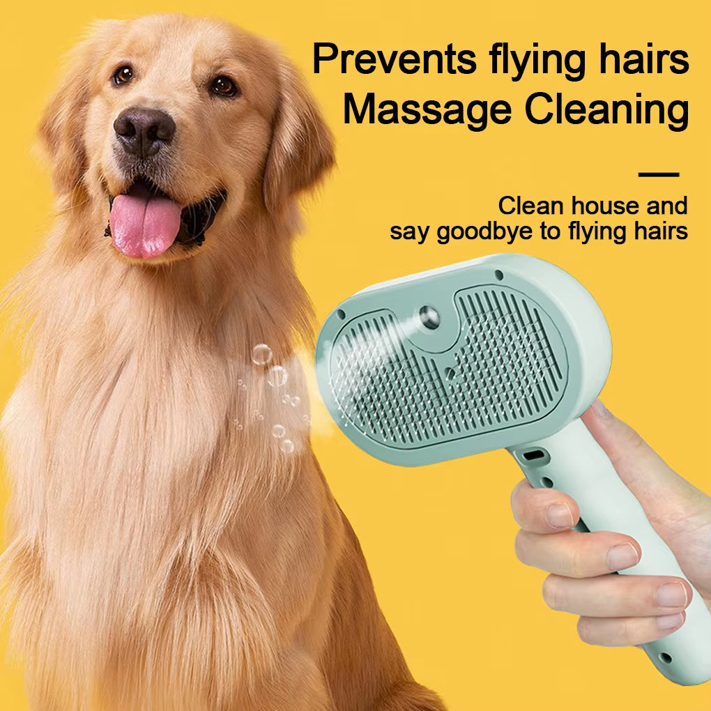 Revolutionary Steam Spray Grooming Brush for Dogs – Luxury Pet Grooming Made Easy