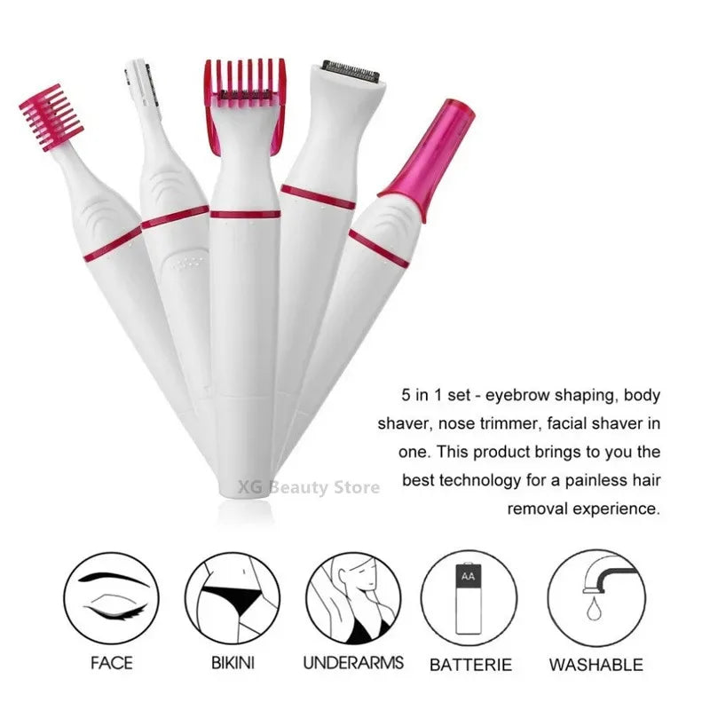 Women'S Electric Razor - Electric Lady Shaver, Ladies Epilator Razor, Foil Shaver with Stainless Steel Blade, Charging,