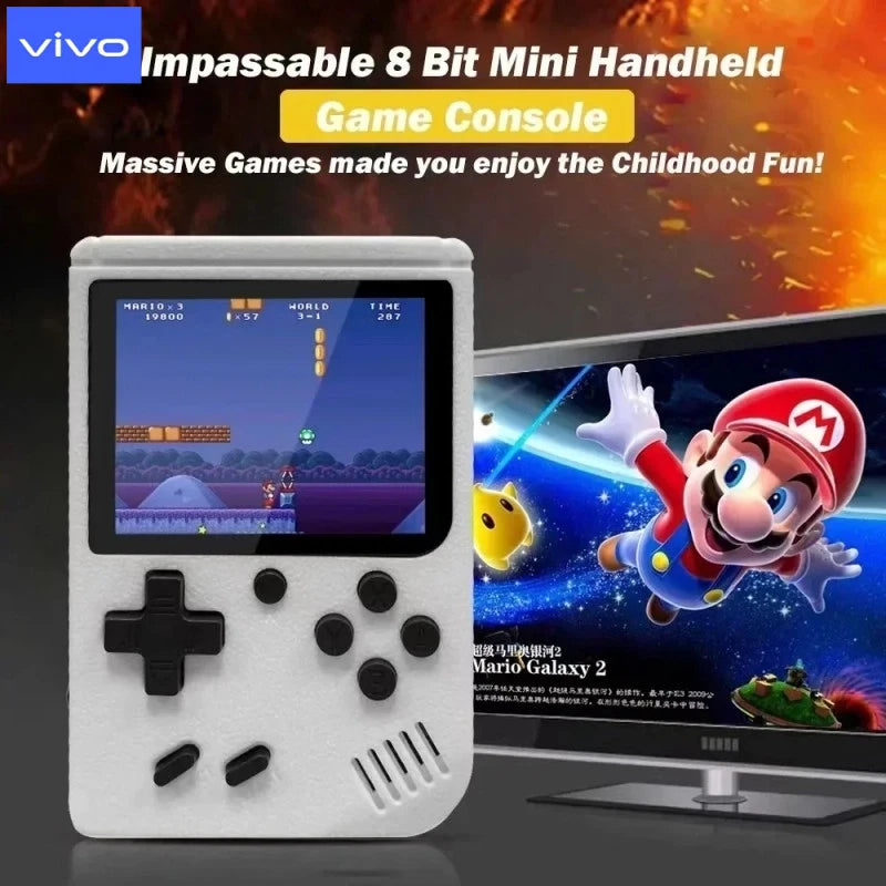 Portable Retro Mini Game Console 8-Bit Handheld Game Player Built-In 500 Games AV Out Game Console Valentine'S Day Gift
