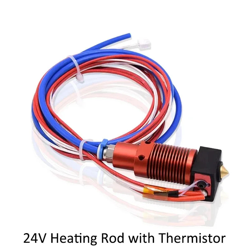 3D Printer Parts CR10S Pro Ender 3 Hotend Kit 0.4Mm Nozzzle Heater Thermistor Extrusion Assembled Extruder for CR10S Pro V2 Plus
