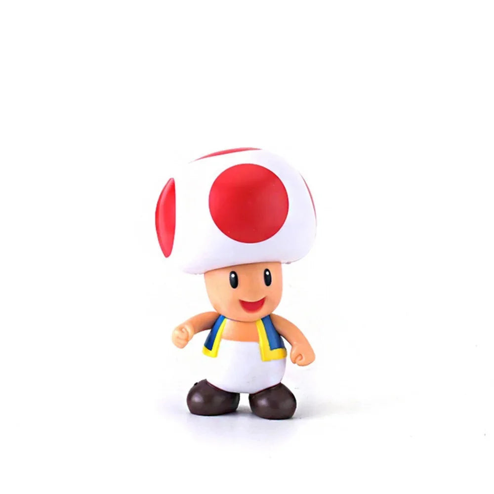 Game Super Mario Bros Figure Doll Cartoon Characters Mario Creative Movable Collectible Model Toys Children'S Birthday Gifts