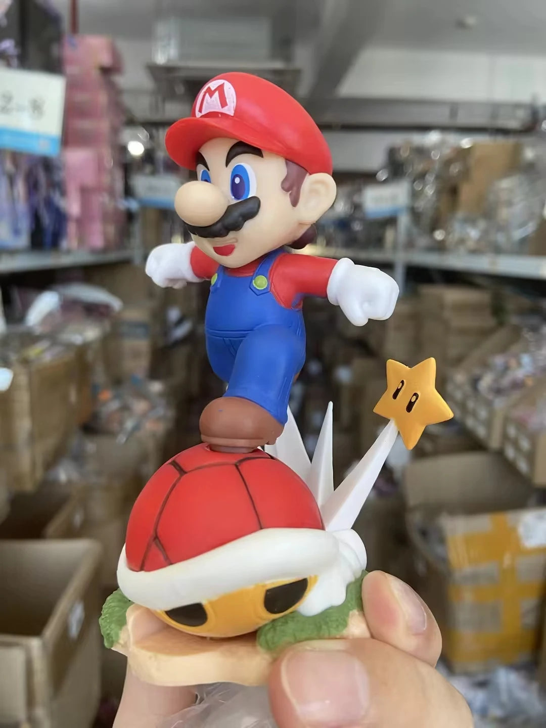 Super Mario Anime Figure Cartoon Grand Running Mario Bros Anime Action Figurine PVC Statue Model Collection Desk Doll Toy Gifts
