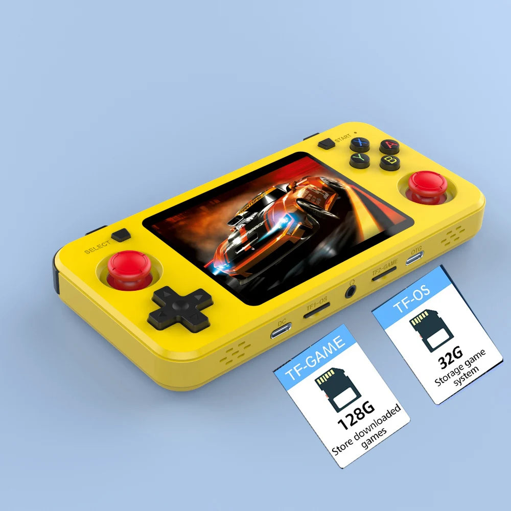 R36H Retro Handheld Game Console ARKOS System Kid Christmas Gift Portable Pocket Video Player 3.5 Inch IPS Screen R36S Landscape