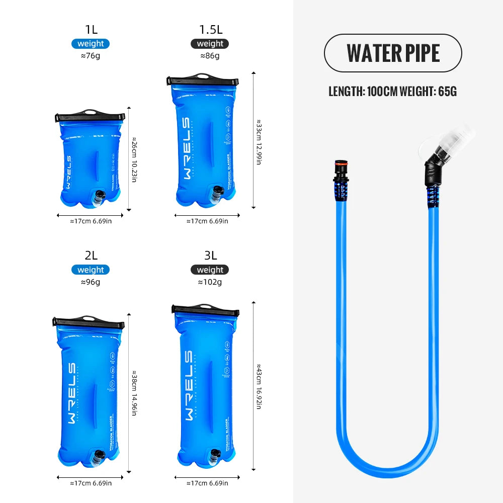 Sports Water Bladder Hydration Pack Storage Bag BPA Free Portable Food Grade Outdoor Drinking Camping Water Bag