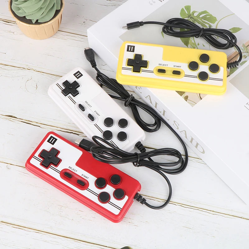 Classic Retro Version of Home Fc Plug-In Double Handheld Game Console Handle Game Controller