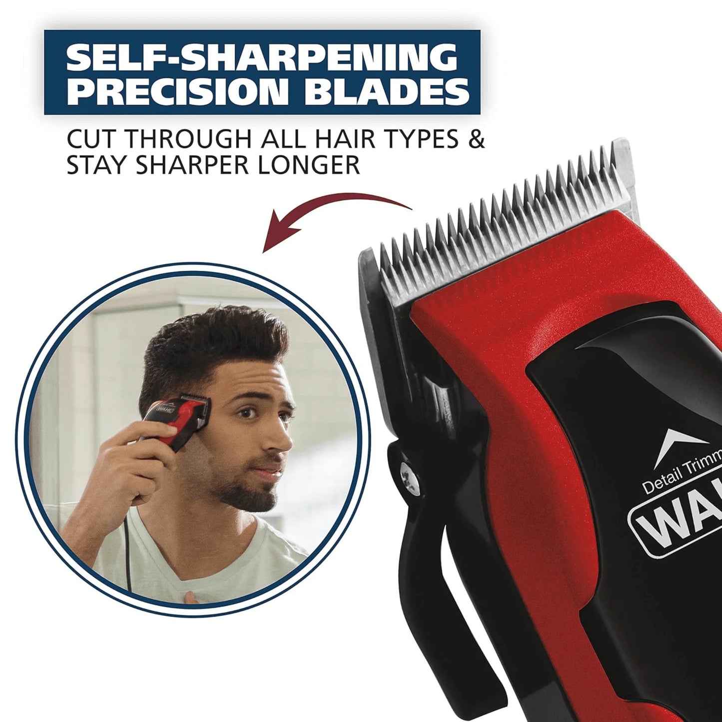 Wahl Clip-N-Trim 20-Piece Hair Clipper Kit Made in USA