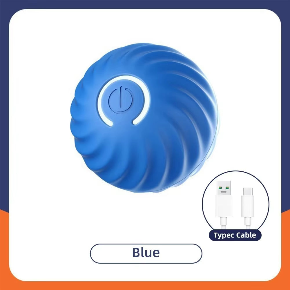Smart Dog Toy Ball Electronic Interactive Pet Toy Ball USB Automatic Bouncing Rolling Toy Ball with RGB Lights Puppy Cat Product