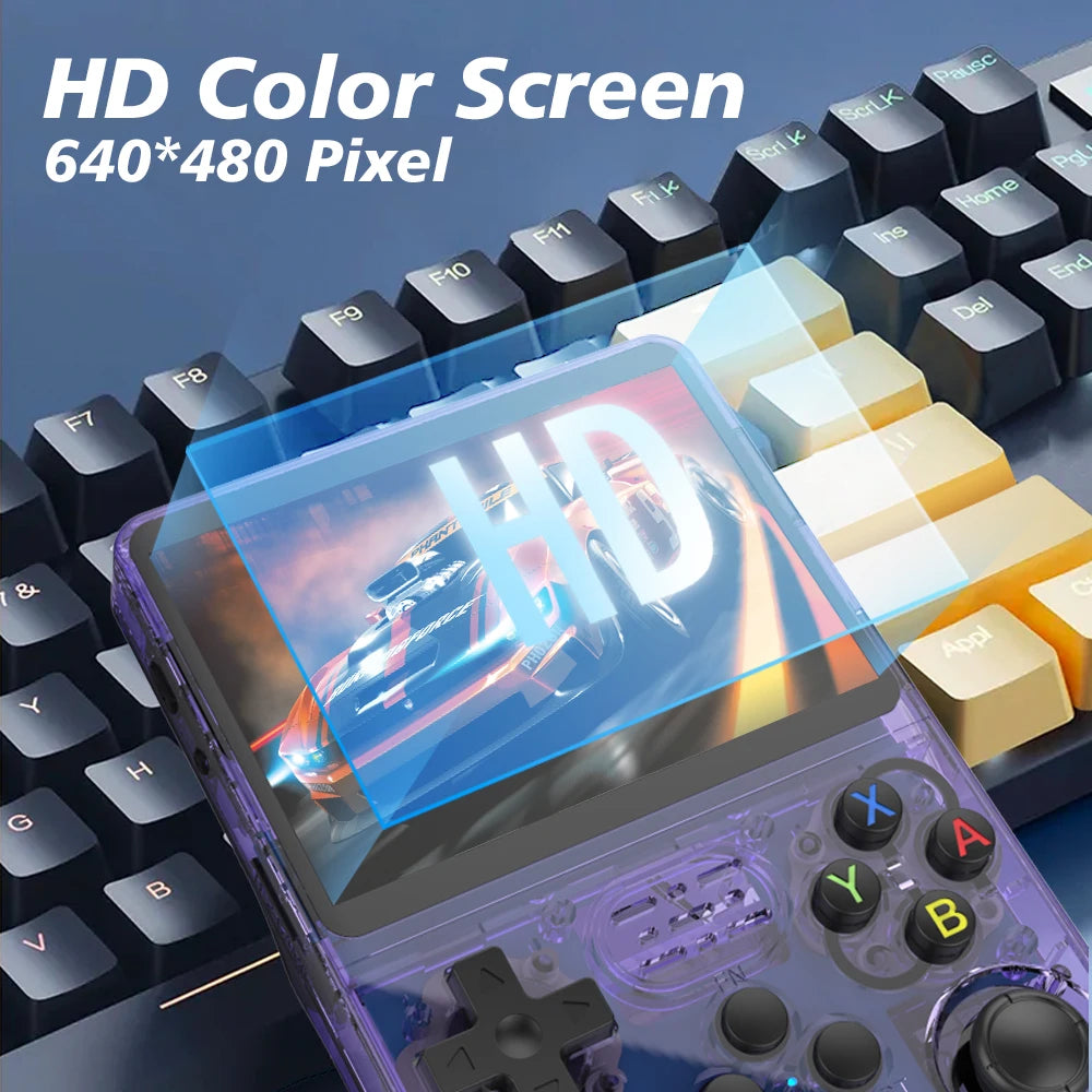 Handheld Game R36S Console Open Source Retro 3.5 Inch IPS Screen Game Console Linux System Screen Portable Pocket Classic Gaming