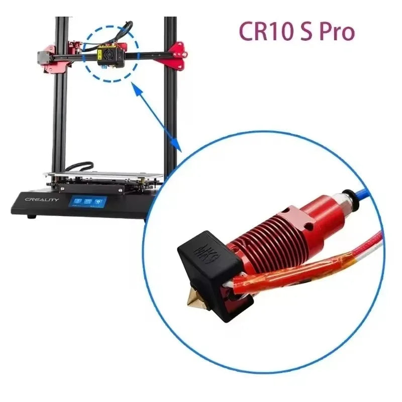 3D Printer Parts CR10S Pro Ender 3 Hotend Kit 0.4Mm Nozzzle Heater Thermistor Extrusion Assembled Extruder for CR10S Pro V2 Plus