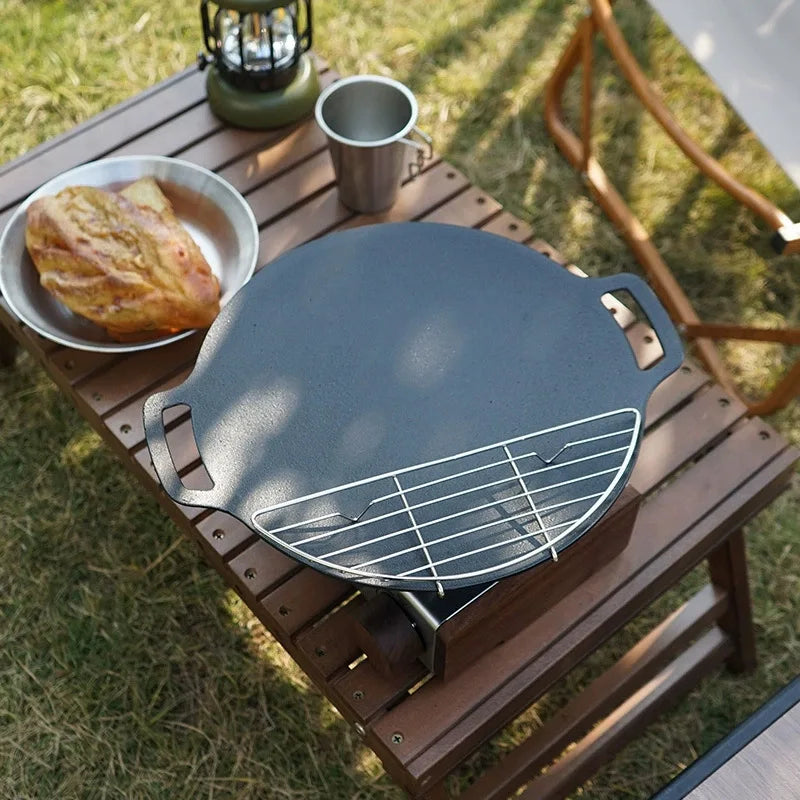 Baking Griddle Non-Stick Anti-Scorch High Temperature Barbecue Grid Mesh Pad for Outdoor Camping Bbq Tools Camping Hiking Access