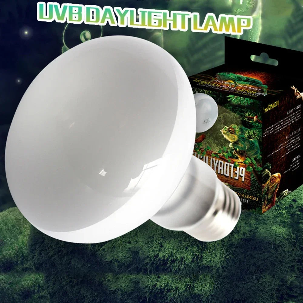 100W Solar Heating Lamp UVB Turtle Lizard Reptile Ultraviolet Light Bulb Amphibian Reptile Terrace Accessories Heating Supplies