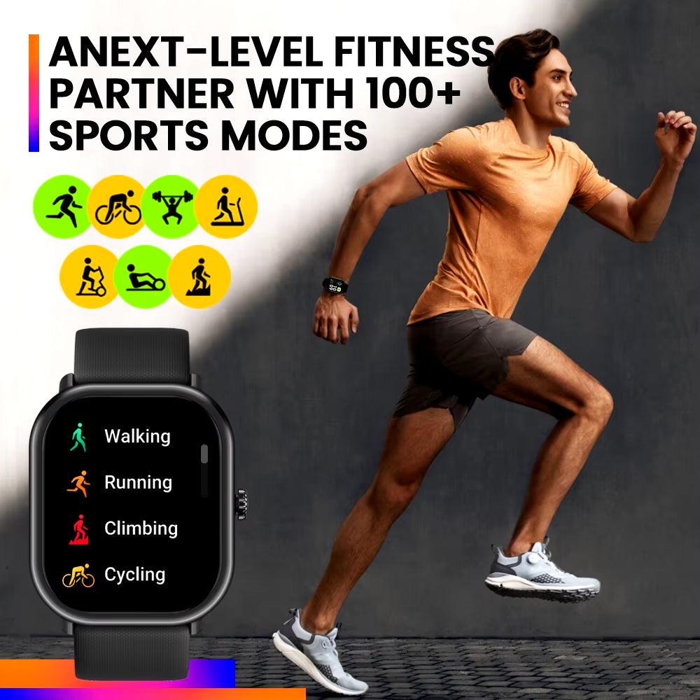 New GTS 3 Pro Voice Calling Smart Watch Ultra-Big HD AMOLED Screen Health and Fitness Tracking Smartwatch for Men Women