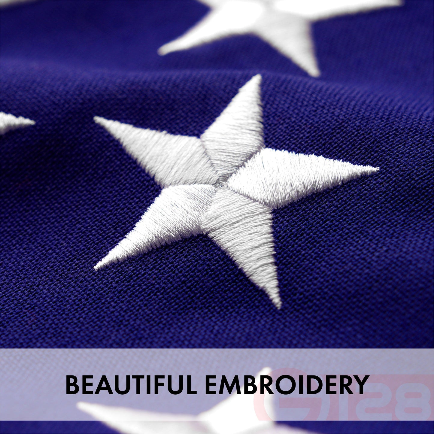 American Flag 220GSM Embroidered Spun Polyester 3X5 Ft