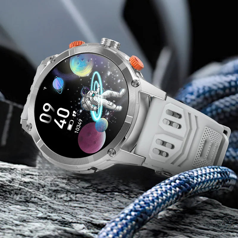 CF55 Smart Watch Men Outdoor Sport Fitness Tracker Large Screen LED Smartwatch 1.7Inch BT Calling Health Monitoring Smartwatches