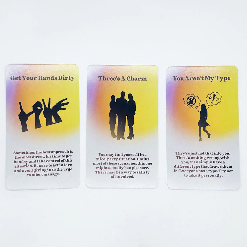 12X7 Cm 56Pcs Sensual Soul Oracle Deck Card Games No Manual