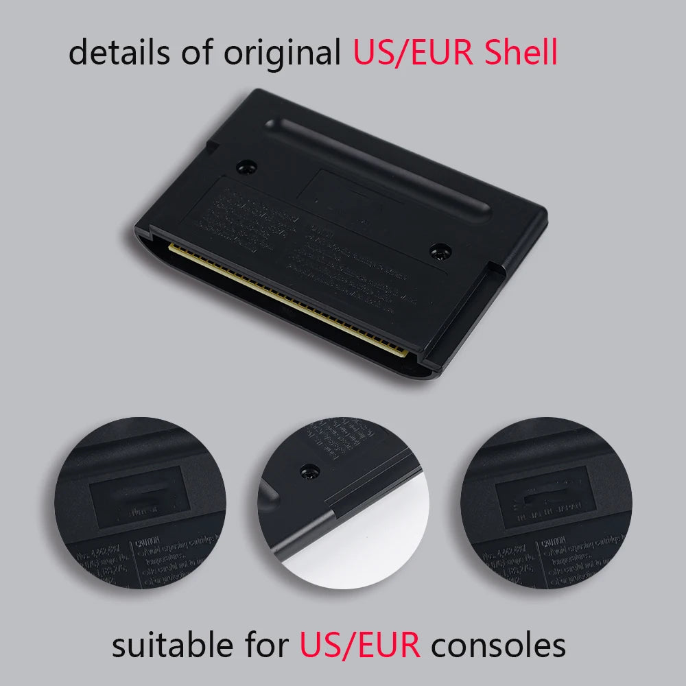 For Cadillacs and Dinosaurs 16Bit Retro Game Cartridge for Sega Genesis Megadrive Video Game Consoles