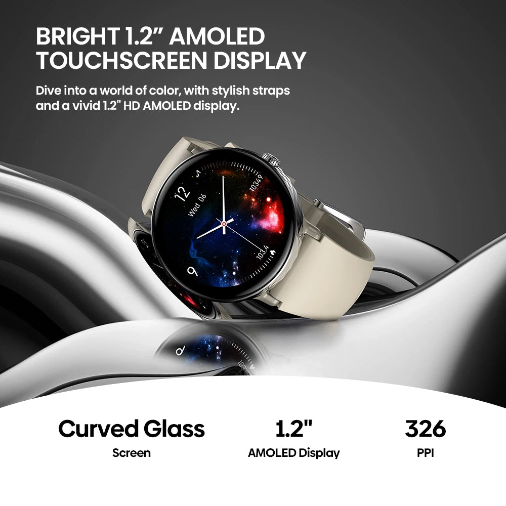The NEW 2025 Lily 2 Voice Calling Female Smartwatch 1.2" AMOLED Screen Double Strap Health Management Sports Smart Watch