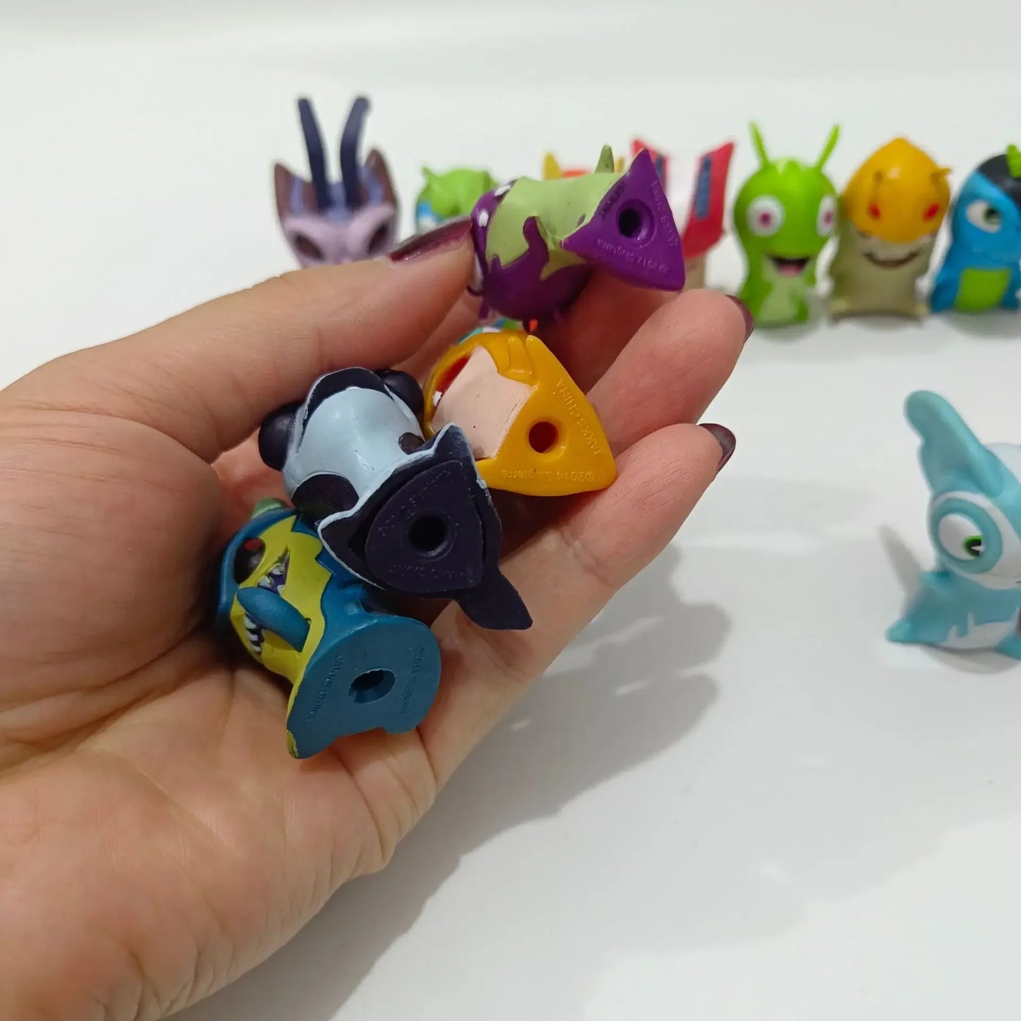 10PCS Slugterra PVC Action Figures Magical Beast Monster Kawaii Cute Anime Figure Model Collection Toys Gift for Kid Adult