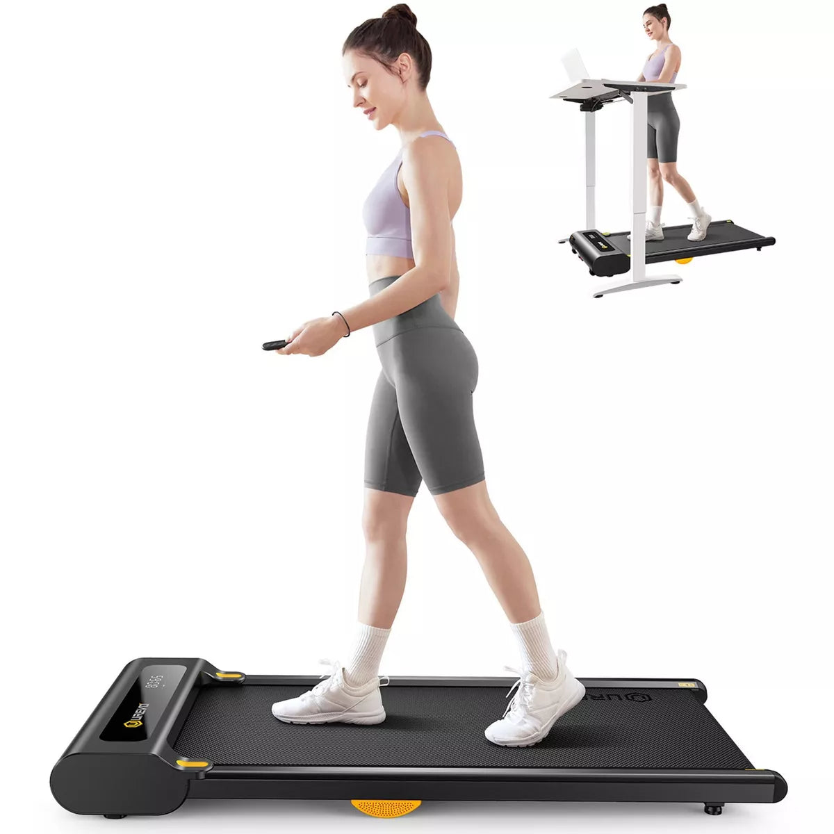 Under-Desk Electric Treadmill for Home and Office Applications