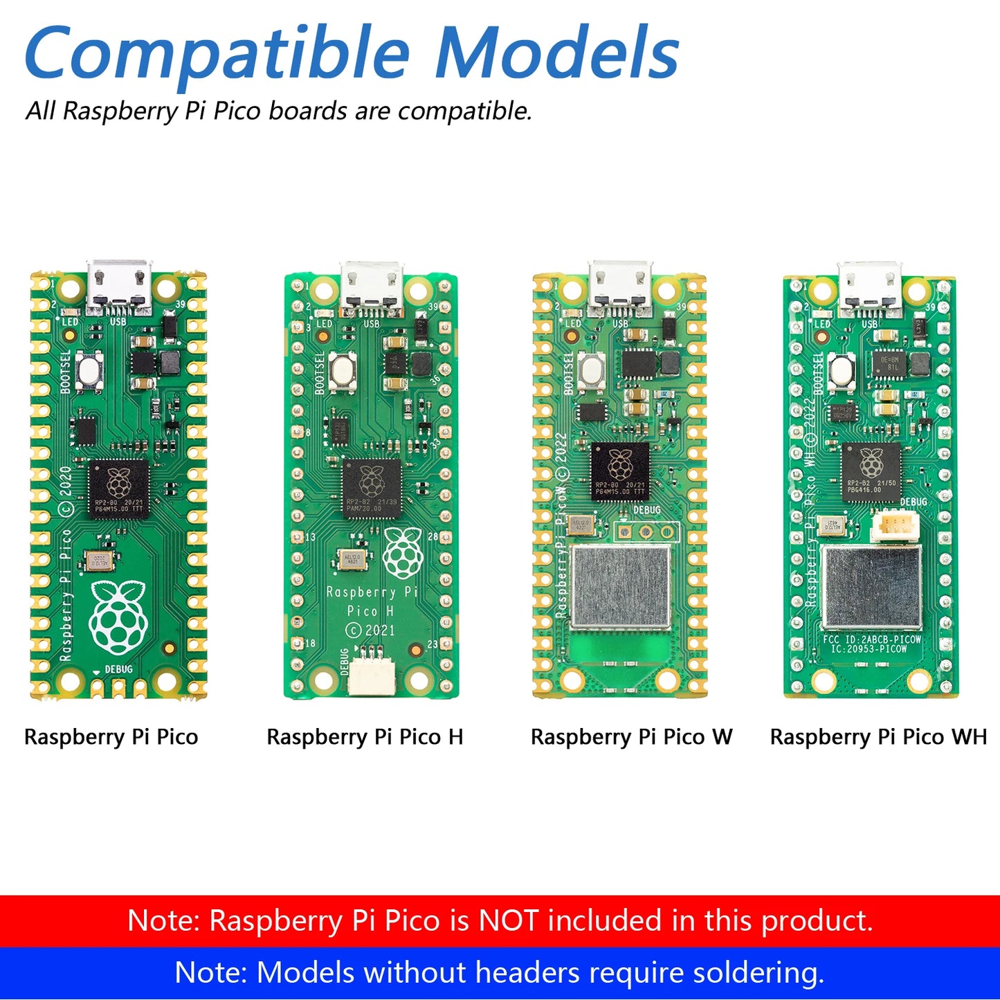 Bipedal Robot Kit for Raspberry Pi Pico (W), LED Matrix, Obstacle Avoidance, RGB Lights, Buzzer, Speaker, Remote, App