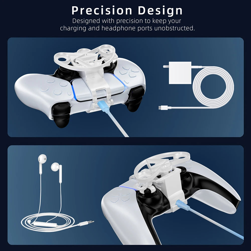 Mini Steering Wheel for PS5 Racing Game Controller Steering Wheel Games Simulation Wheel Auxiliary Replacement Accessories