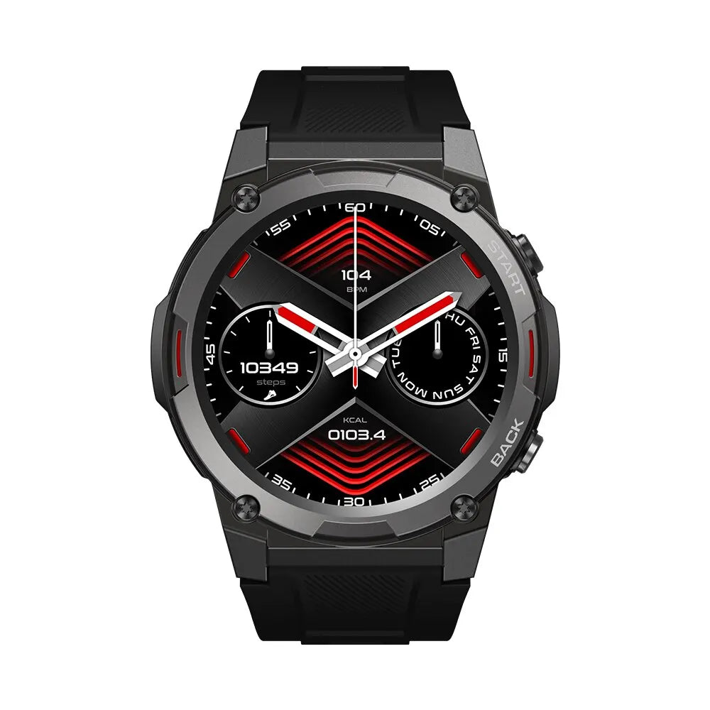 VIBE 7 PRO Voice Calling Smart Watch 1.43 Inch AMOLED Display Hi Fi Phone Calls Toughness Sports Smartwatch for Men