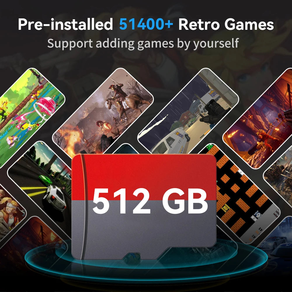 Batocera Game Card for Steamdeck/ Steamdeck Oled/Windows PC with 51400+ Games for Ps3/Ps2/Ps1/Psp/Gamecube/Sega Saturn/Mame/3Do