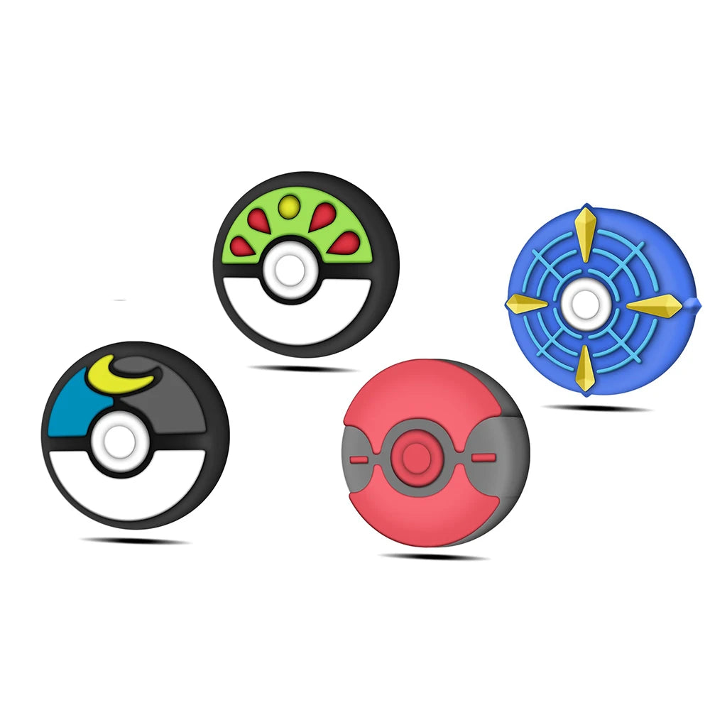 4Pcs Cartoon Silicone Analog Thumb Grip Caps Compatible with Nintendo Switch Oled/Switch Lite/Switch Joystick Protective Cover