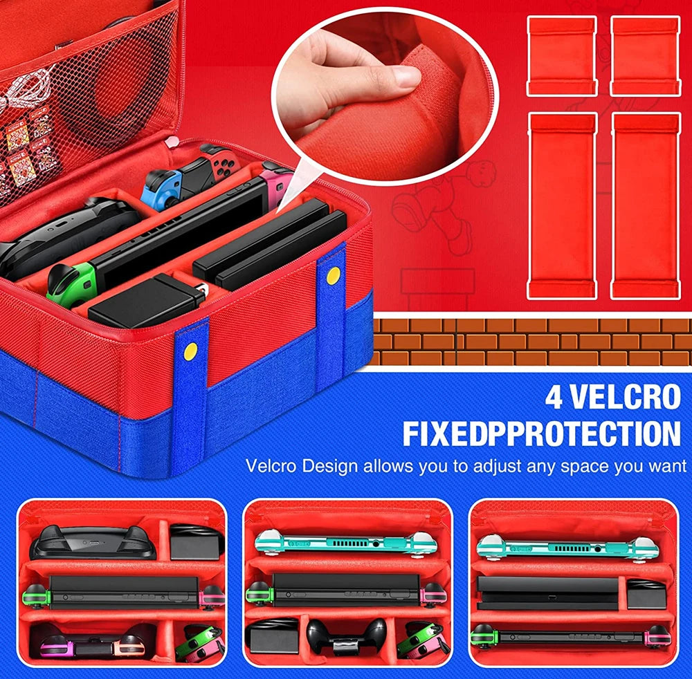 Switch Case for Nintendo Switch Portable Waterproof Hard Protective Storage Bag for Nintendo Switch Console & Game Accessories