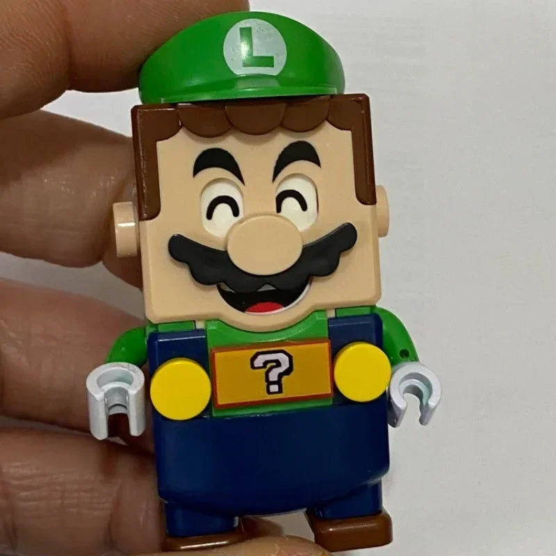 New Super Mario Bros Set Building Blocks Yoshi Bowser Mini Action Figure Toys