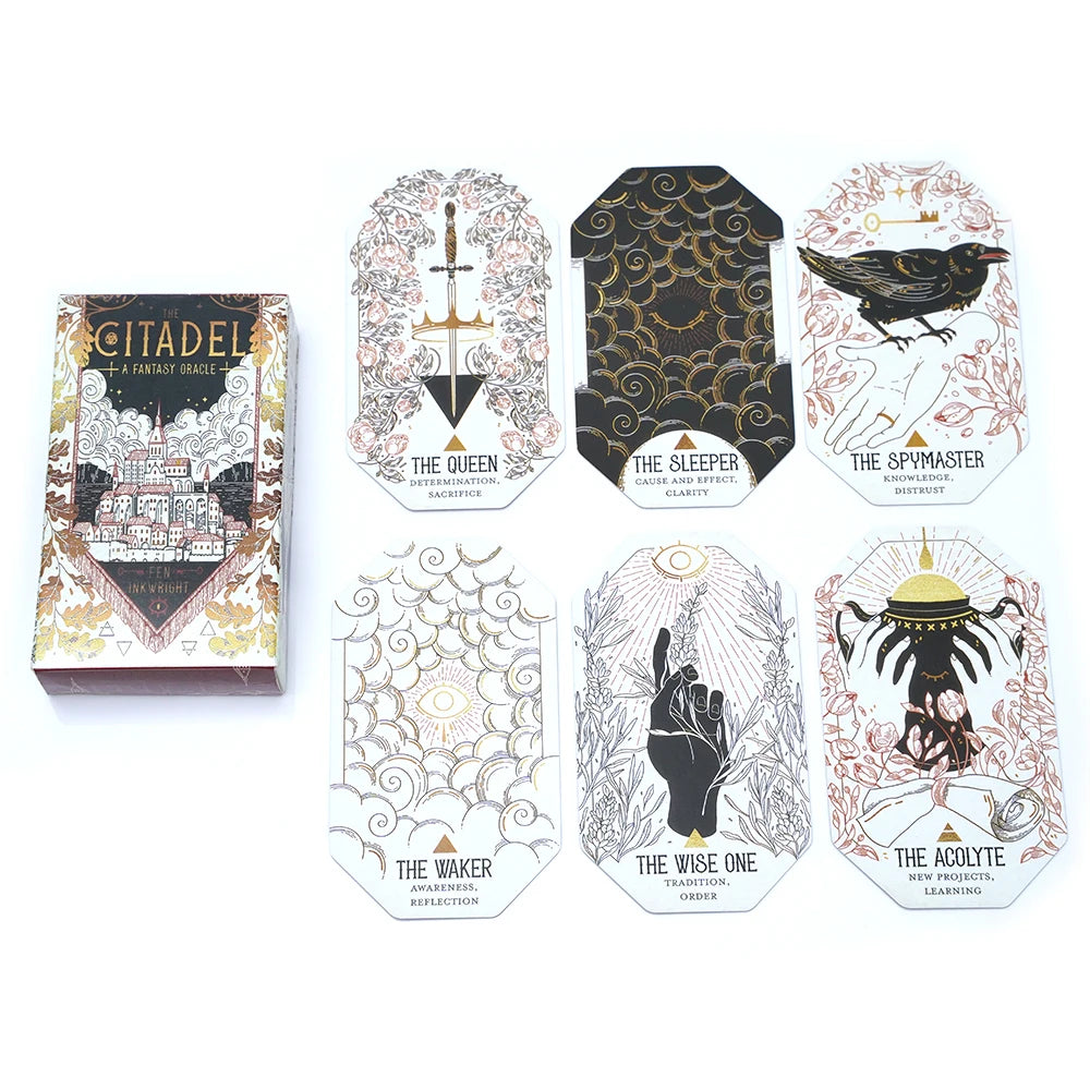 The Citadel a Fantasy Oracle Tarot Deck Tarot Card Entertainment Game for Family Party Board Game Oracle Cards