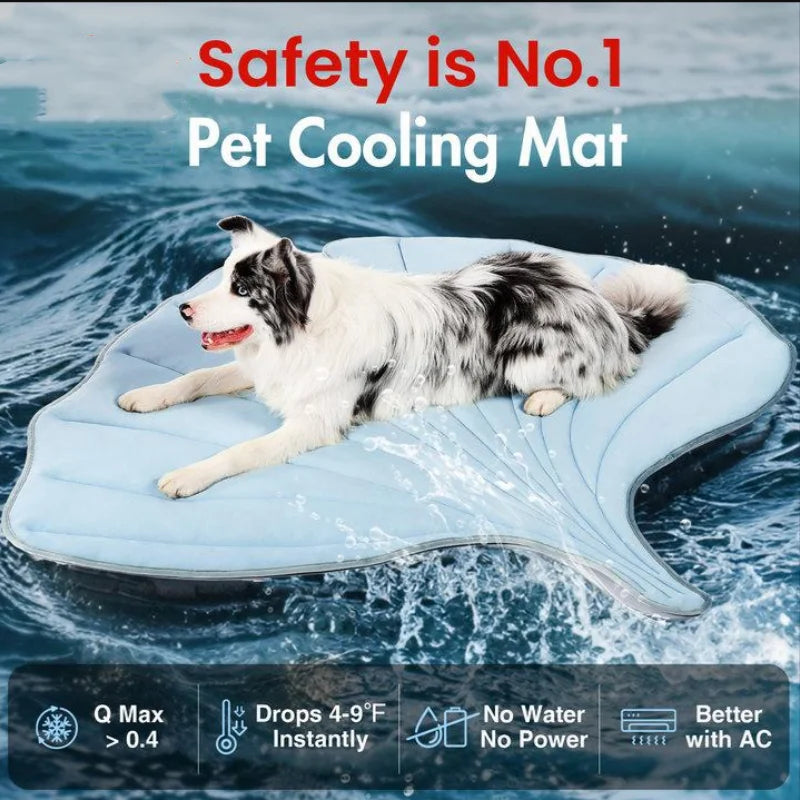Eco-Friendly Cooling Mat for Large Dogs and Cats - Perfect for Crates, Camping, and Outdoor Use
