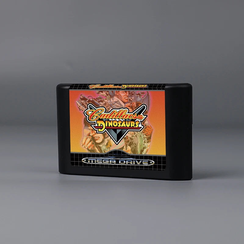For Cadillacs and Dinosaurs 16Bit Retro Game Cartridge for Sega Genesis Megadrive Video Game Consoles