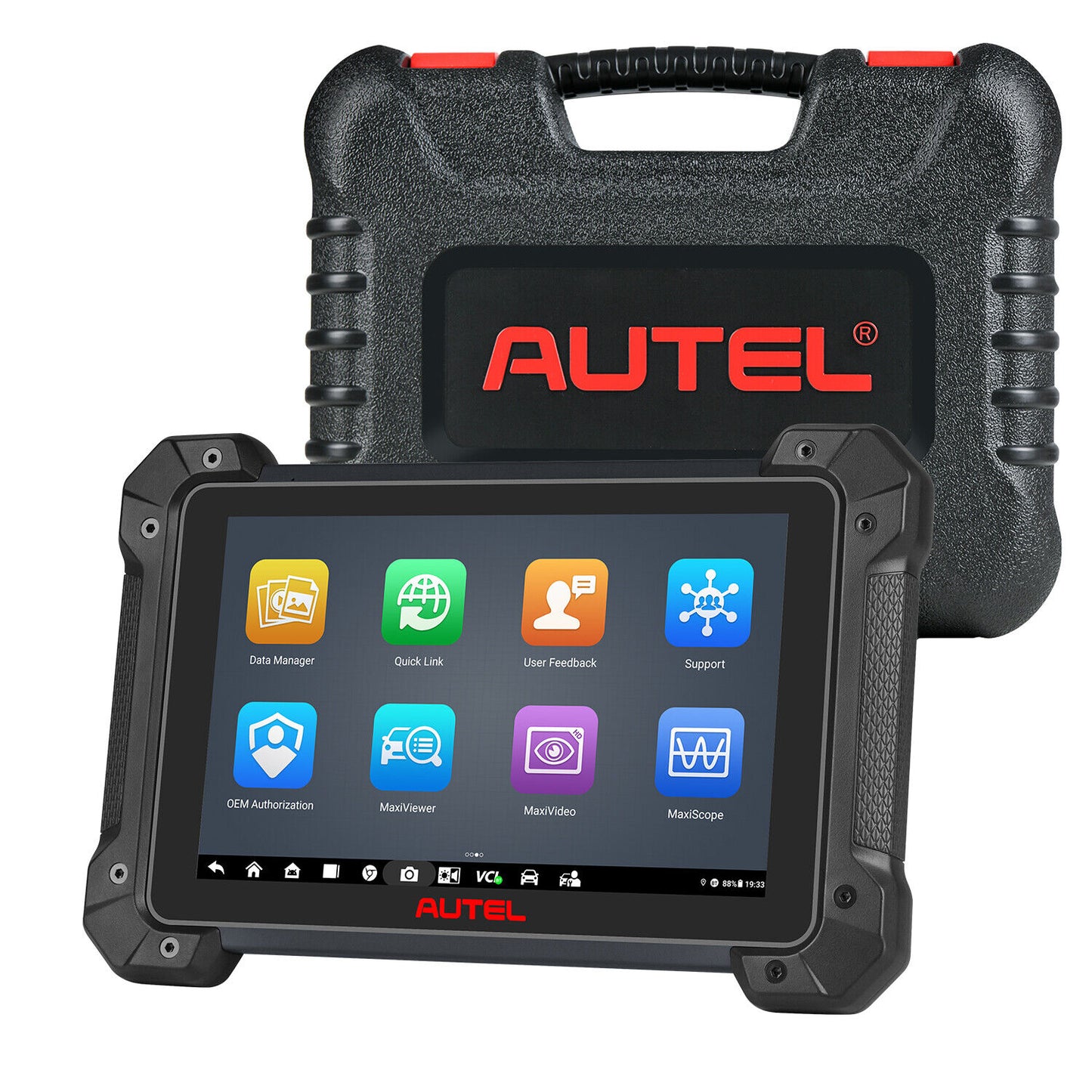 AUTEL Maxicom MK908 II Automotive Diagnostic Scan Tool 36+ Reset Services 10+ High-End Functions 21+ Languages Support NO-IP Limitation