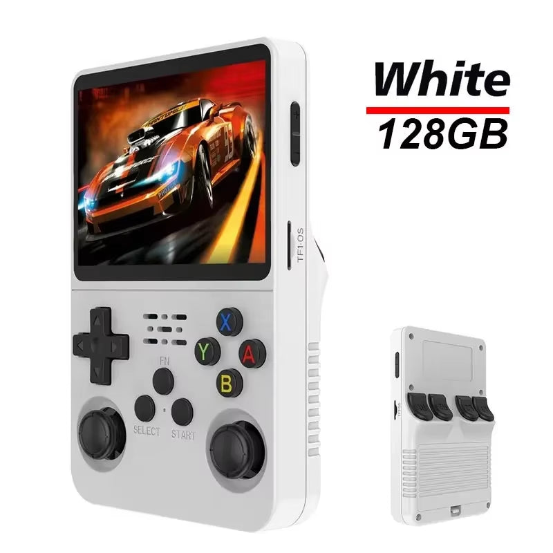 R36S Game Console Linux System 64G Portable Video Consoles 3.5 Inch IPS Screen with Retro Games Pocket Handheld Game Players