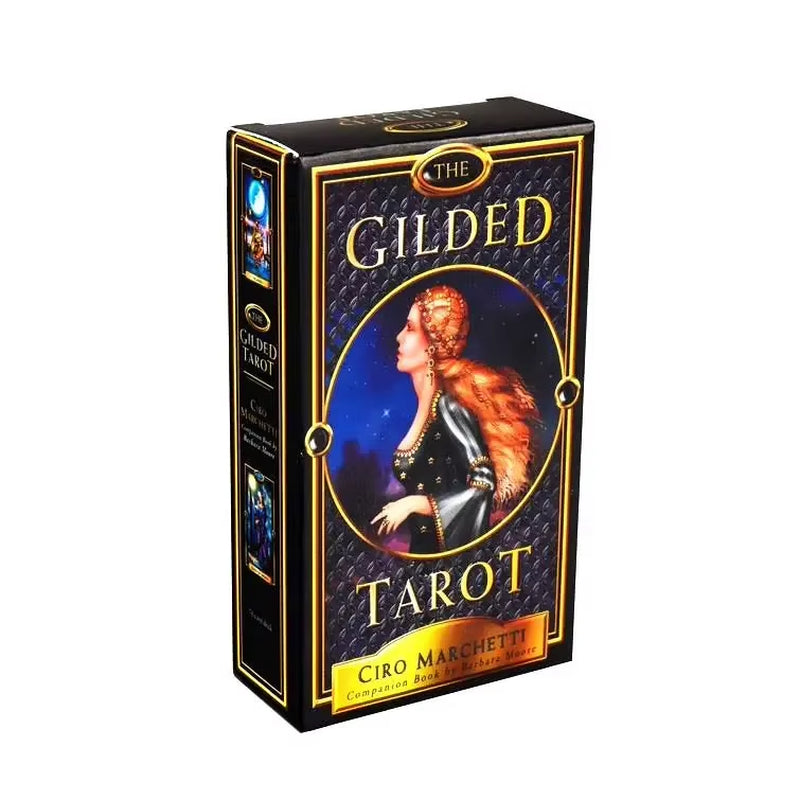HOT 400 Style Tarot Cards Oracle Golden Art Nouveau the Green Witch Universal Celtic Thelema Steampunk Tarot Board Deck Games