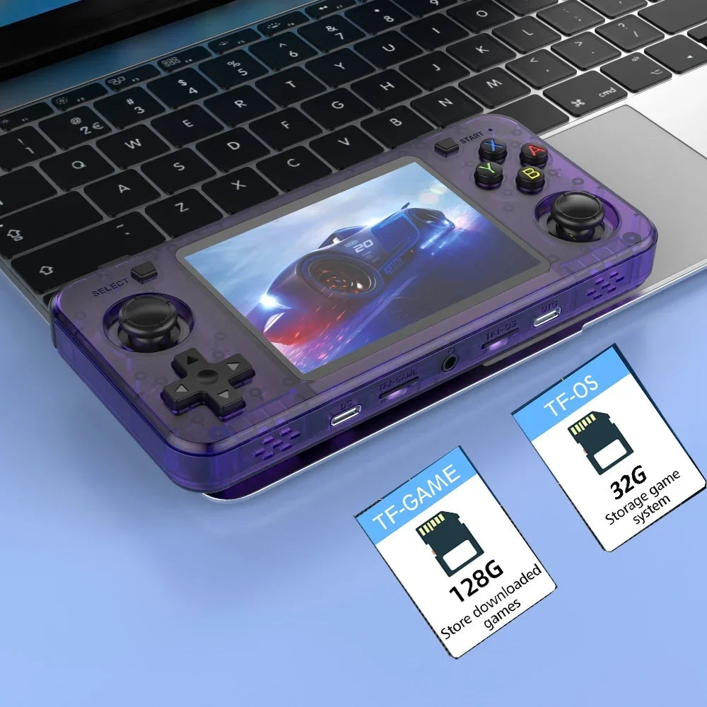 R36H Retro Handheld Game Console ARKOS System Kid Christmas Gift Portable Pocket Video Player 3.5 Inch IPS Screen R36S Landscape