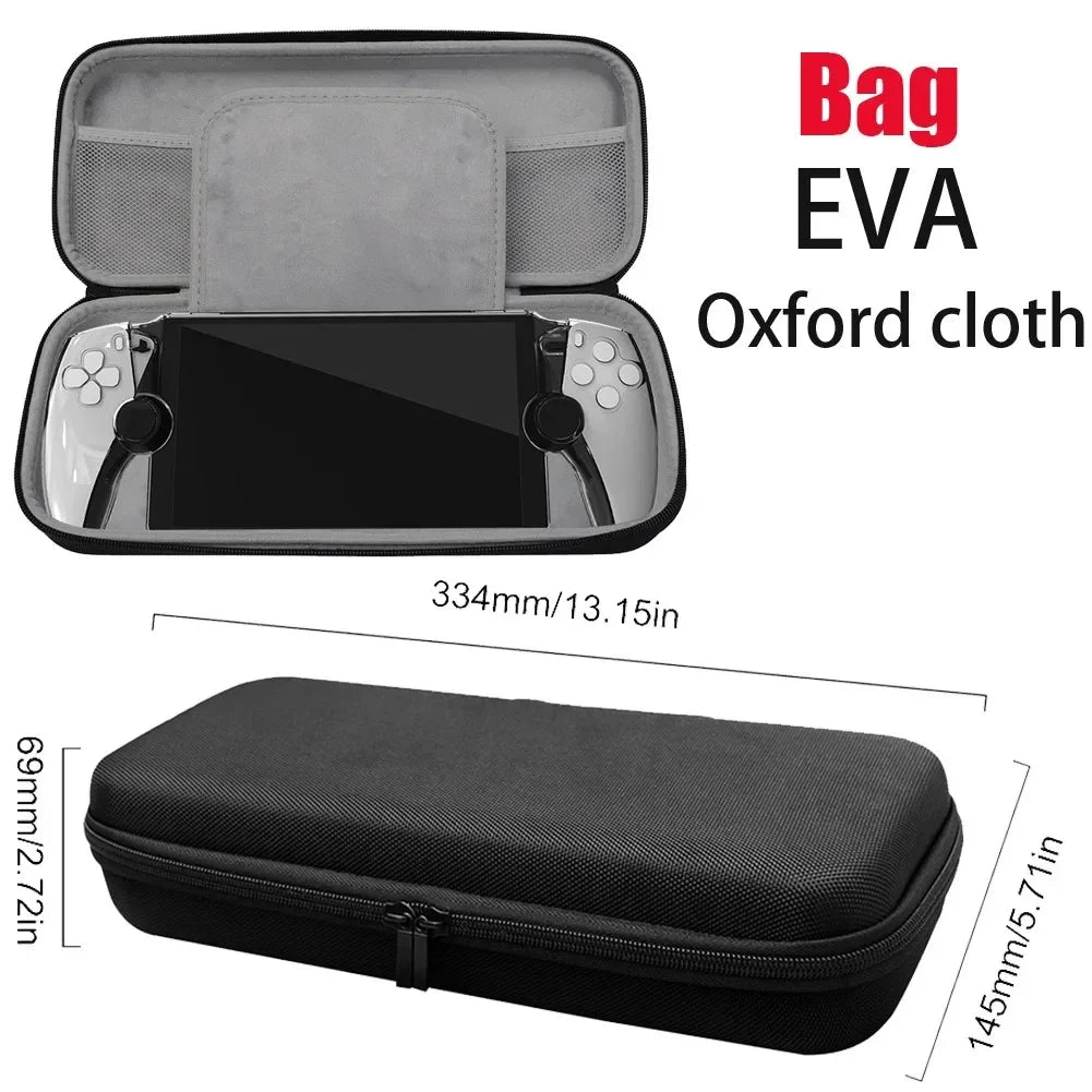 Carrying Case for PS5 Portal Case EVA Hard Carrying Case Storage Bag Anti-Scratch Travel Carry Handbag for Playstation 5 Portal
