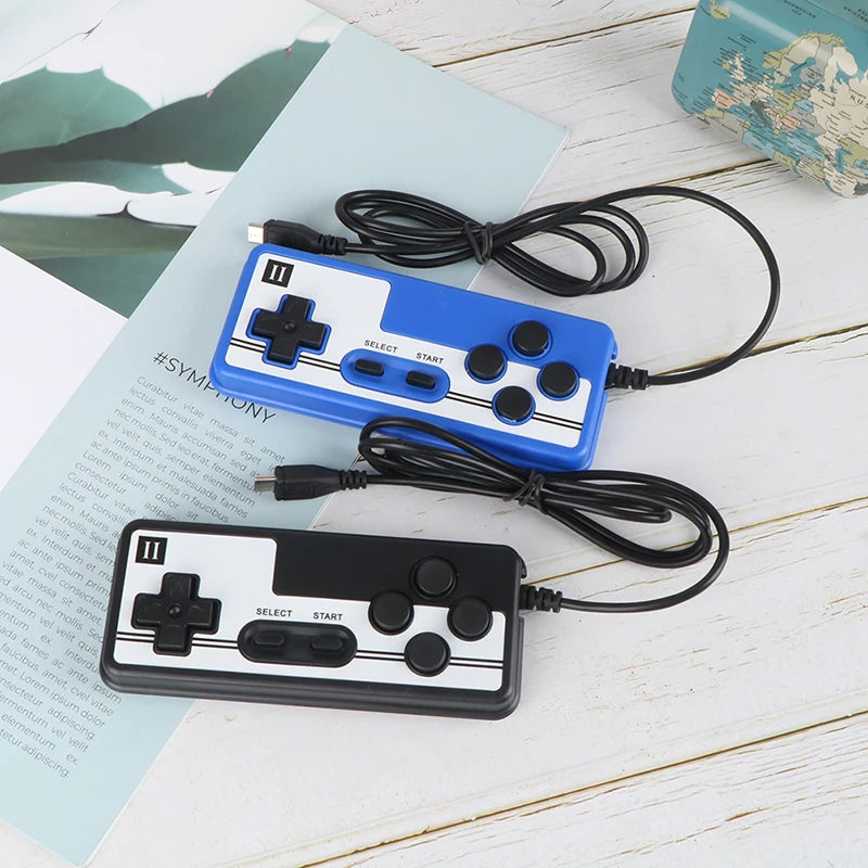 Classic Retro Version of Home Fc Plug-In Double Handheld Game Console Handle Game Controller