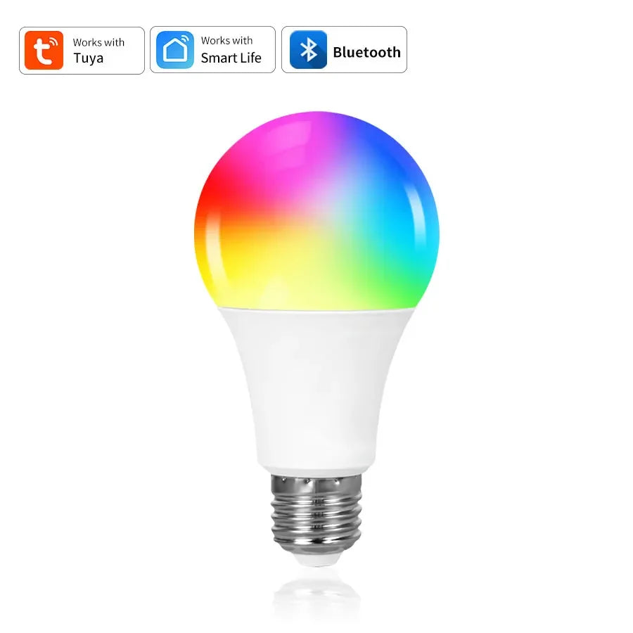 Smart LED Light Bulb E27 9W 220V Bluetooth RF Remote Group Control Smart Life RGB Spotlight for Bar Bedroom Decor Lighting