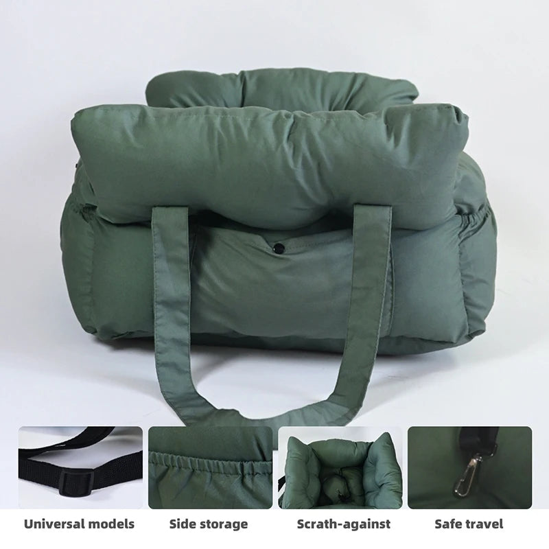 Premium Pet Carrier Backpack - Breathable, Lightweight, All-Season Travel Handbag for Cats and Dogs